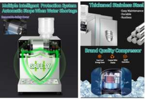 Dernière grande machine à flocons de glace rasée koreanische <span class=keywords><strong>bing</strong></span> su rotate A snowflake noodle bingsu snow - Product Image 4