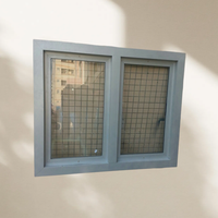 Ventana de Seguridad con Estructura de Aleación de Aluminio Personalizada, Ventana Industrial Fija Resistente a Impactos para Edificios Industriales