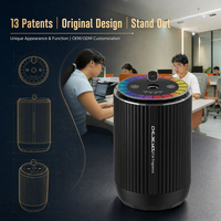 Diffuseurs d'arômes intelligents pour voiture portables de 50 ml, atomisation ultrasonique, diffuseur d'huiles essentielles silencieux, diffuseur de parfum électrique