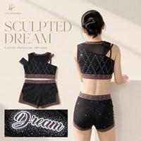 Tenue d'entraînement personnalisée pour cheerleading – Conception libre, idéale pour la personnalisation d'équipe, kits d'entraînement, uniforme de cheerleading, vêtements d'exercice de qualité