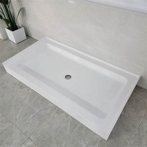 Plateau de <span class=keywords><strong>douche</strong></span> de salle de bain en acrylique noir blanc Design italien Offre Spéciale - Product Image 4