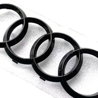 Emblema de 4 anillos ABS para capó delantero y maletero trasero de coche para Audi A3 A4 A5 A6 A7 A1 A2 Q2 Q3 Q4 Q5 Q7 Q8 TT S3 S4 S5 S6 S7