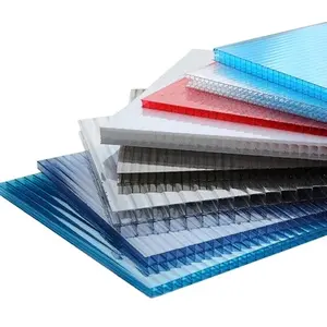 Best Supplier Poly Carbonate Roof Frosted Crystal Polycarbonate Sheet Twin Wall Polycarbonate Hollow Sheet
