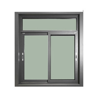 Ventanas Corredizas de Aluminio con Doble Acristalamiento Insonorizadas de Diseño Moderno con Mosquitera