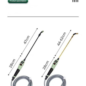 เครื่องพ่นยาไฟฟ้าแบบพกพา เครื่องมือรดน้ำต้นไม้แบบชาร์จไฟได้ ด้ามจับยืดหดได้ พร้อมหัวฉีด 3 แบบ สำหรับสวนและพืชในบ้าน - Product Image 3