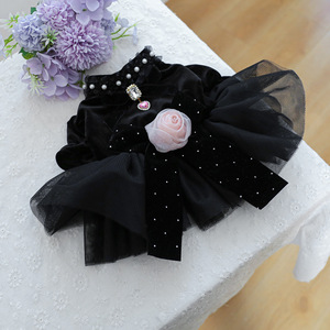 PETCIRCLE Pet Circle Spring and Autumn Pet Clothing Small Dog Puppy <b>Cat</b> <b>Clothes</b> Sahara Rose Wedding Dress - Product Image 4
