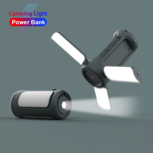 Mini xách tay ngoài trời LED Cắm trại đèn âm thanh không dây âm nhạc treo lều đèn đa chức năng độ bền lâu dài USB sạc - Product Image 1