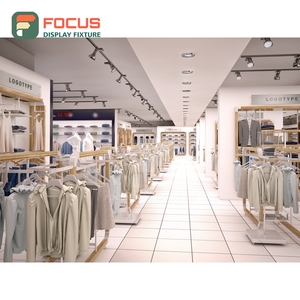 Customized Boutique Store Aluminum Store Fittings Project Contractor Chain Clothing Store - Product Image 3