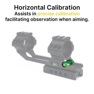 ACUMETA Scope Mount für 20mm/11mm Schwalben schwanz, <span class=keywords><strong>1</strong></span>,65 "Mittel höhe mit horizontaler Kalibrierung für 30mm/<span class=keywords><strong>1</strong></span> Zoll Rohr - Product Image 3