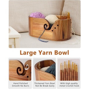 Chất Lượng Cao Hộ Gia Đình Lớn Sáng Tạo Keo Gỗ Và Sợi Len Bát Sáng Tạo Len Đan May Kit Cho Tay Tự Làm Chủ Mô Hình - Product Image 5