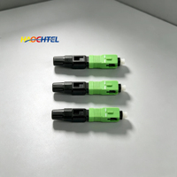 Conector de Fibra Óptica de Montaje Rápido SC APC FTTH para Redes de Comunicación Óptica