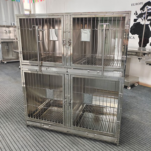 Hochwertiger Edelstahl Tierklinik Veterinär käfig Haustier Tier käfig für Veterinär krankenhaus/Klinik - Product Image 6