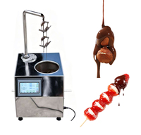 Fontaine à chocolat électrique à double buse, machine à faire fondre et à verser le chocolat pour restaurant et boulangerie