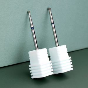 Xoắn ốc ROTARY Burrs lớp biểu bì làm sạch Nail bits Pedicure công cụ làm móng tay thép không gỉ Nga Cơn Lốc Xoáy ngọn lửa kim cương Nail Bit Set - Product Image 5