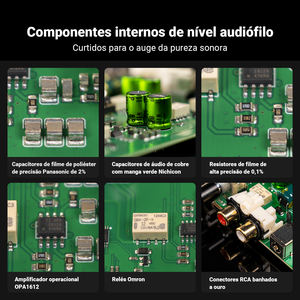 Fosi Audio BOX X5 <span class=keywords><strong>HIFI</strong></span> Préampli Phono, Mini Préamplifie Audio Maison pour MM/MC Cartouche Platine RIAA Préamplificateur compact avec V3 - Product Image 4