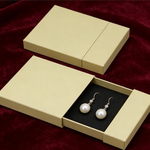 Eco-friendly High-End Custom Logo Rings Necklace Bracelet Cardboard Drawer Sliding Jewelry <b>Box</b> Paper <b>Box</b> - Product Image 3