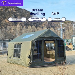 Tente de toit gonflable pour camping en plein air, glamping, <span class=keywords><strong>ciel</strong></span> étoilé, 3*3m, 420Dpu enduit, >3000mm imperméable, monocouche, installation rapide - Product Image 5