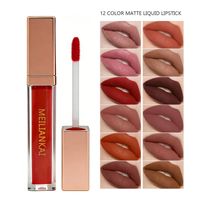 En stock, Vente en gros transfrontalière de Gloss à lèvres liquide, Baume à lèvres peel-off, Gloss à lèvres velours mat MEILIANKAI, Non-transfert sur la tasse, OEM