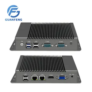 Guanfeng <span class=keywords><strong>J3455</strong></span> N2830 2 * Realtek 8111F กิกะบิต NICs 2COM Computadora เดสก์ท็อปคอมพิวเตอร์มินิบราเดอร์เกมพีซี - Product Image 1