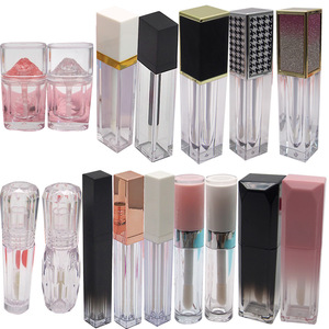 Botellas vacías para brillo labial de 6 ml, tubos recargables con acabado brillante para materiales de embalaje de brillo labial DIY, tamaño regular - Product Image 1