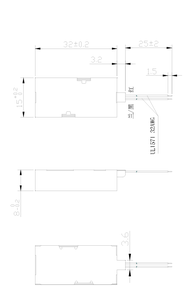 Motore aptico 32x15x8mm(LxWxH) Mini motore di vibrazione Vp-p 5.66V LRA attuatore risonante lineare Micro vibrante 100hz - Product Image 5