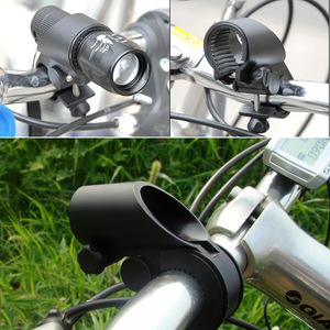 Flashlight Mount Plastic Adjustable Bike Handlebar <b>Clamp</b> For Cycling LED <b>Light</b> Holder - Product Image 1