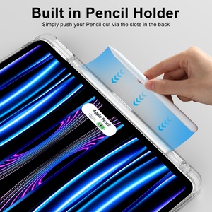 Fundas traseras transparentes antiarañazos para tableta, funda magnética con portalápices, funda a prueba de golpes para <span class=keywords><strong>iPad</strong></span> <span class=keywords><strong>mini</strong></span> <span class=keywords><strong>6</strong></span> - Product Image 5