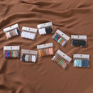 Nouvelle mode, écharpe anti-transparence multicolore, écharpe à aiguille, boucle d'écharpe, épingle de sûreté en plastique colorée, clip d'écharpe, couvre-épingle, 8 sachets d'épingles à broche - Product Image 3