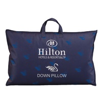 Oreillers en polyester Hilton à ligne simple, 1000g, vente en gros, pour hôtels et maisons