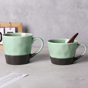 Venta caliente de la fábrica de Hualian, taza de café de estilo nórdico Mambo de menta, diseño Simple, OEM y ODM, Color popular para uso en la oficina o el hogar - Product Image 3
