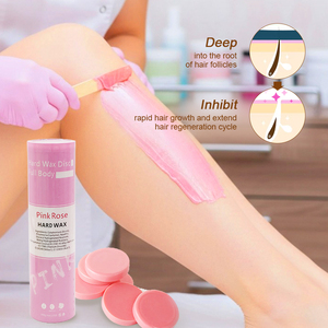 Disques de cire dure en PVC personnalisables avec extraits naturels, multiples senteurs, 500g de cire <span class=keywords><strong>dépilatoire</strong></span> pour le corps entier, pour usage en salon et à domicile - Product Image 4