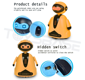 Nouvelle conception de voiture à piles, jouet inductif, pingouin <span class=keywords><strong>Robert</strong></span>, camion, train, char avec stylo magnétique - Product Image 3