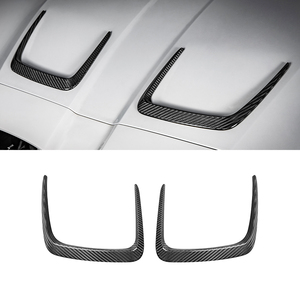 SOOQOO Garniture de capot moteur avant en fibre de carbone forgée brillante style course pour BMW M3 G80 G81 M4 G82 G83 2021+ - Product Image 1