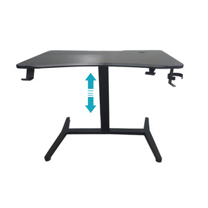 Nouveau design de <span class=keywords><strong>bureau</strong></span> d'<span class=keywords><strong>ordinateur</strong></span> portable à roulement réglable en hauteur mobile <span class=keywords><strong>bureau</strong></span> de levage à gaz pneumatique à jambe unique - Product Image 3