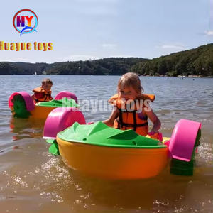 HUAYUE <span class=keywords><strong>prix</strong></span> d'usine petite main enfants différentes tailles famille vert clair avec bateau à aubes <span class=keywords><strong>gonflable</strong></span> de haute qualité - Product Image 5