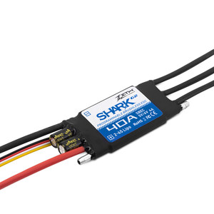 ZTW Shark Versión Mejorada 20A/30A/40A/50A/60A/80A/100A ESC Bidireccional Impermeable CoolRun para Modelos de Barcos - Product Image 3