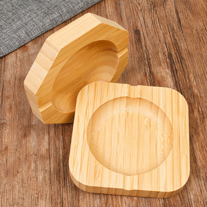 Bamboo Ashtray Hexagon Shape Environmental Friendly <b>Table</b> Decoration For <b>Bars</b> Hotels Restaurants Home Use - Product Image 3