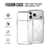Étui magnétique Space pour iPhone 18 Pro, coque hybride rigide pour iPhone 18 Pro Max 17 16 15 14 13, coque arrière transparente antichoc en PC souple