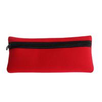 Trousse à crayons et sac de papeterie en néoprène noir, dessiné à la main, lavable et zippé, pour enfants de l'école primaire et de la maternelle