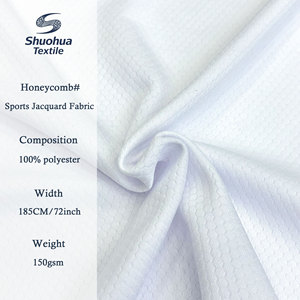 <span class=keywords><strong>Tissu</strong></span> Dryfit en polyester 100% léger et écologique, tricoté GRS de haute qualité, 150 g/m², motif <span class=keywords><strong>nid</strong></span> <span class=keywords><strong>d</strong></span>'<span class=keywords><strong>abeille</strong></span>, pour filets de football pour filles - Product Image 4