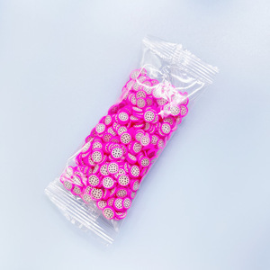 10g ongles de fruits tranches de lèvres en céramique <span class=keywords><strong>douce</strong></span> remplissage de boue de cristal adhésif résistant à l'huile confettis en argile polymère - Product Image 4