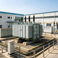 Transformateur de puissance immergé dans le liquide à trois phases haute efficacité 35kV 5000kVA S20-5000/35 pour la distribution d'énergie des bâtiments commerciaux et des mines