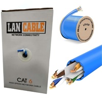 Cable Ethernet para Interiores y Exteriores, 305m, Blindado, STP FTP Cat6