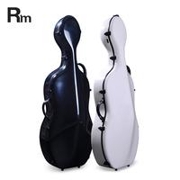 Étui rigide en fibre de verre pour violoncelle de haute qualité, résistant aux chocs, protection renforcée, sac pour violoncelle 4/4 Rm SUN 04-CL