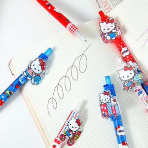 新款可爱猫咪 48 支中性笔卡通亚克力学生绘图签字按压式中性笔学校文具用品 - Product Image 4