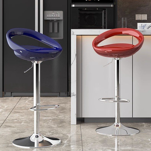 Sillas de Bar para Recepción de Hotel con Ajuste de Altura, Sillas de Bar Modernas y Económicas de Plástico de Color - Product Image 6