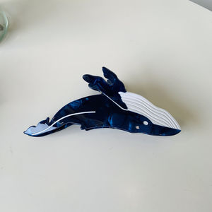 Cynya New Ocean Series Haars pange Acetate Animal Whale Shark Haarschmuck für Pferdes chwanz und Braid Bunte Haars pangen - Product Image 3