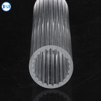 Tube en acrylique rigide transparent 100 mm 200 mm 300 mm Grand diamètre Épaisseur personnalisée Tube creux transparent Tubo De Acrilico