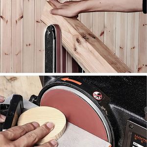 Multi-Function Desktop Belt Machine 0-90. Angle Adjustable 1200W Belt Disc Sanding Polishing Machine for Wood - Product Image 4