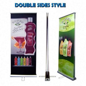 <b>Roll</b>-Up Display With Aluminum Frame & Telescopic Pole Outdoor Exhibit Retractable Retractable Poster Banner Pull up Banner Stand - Product Image 4